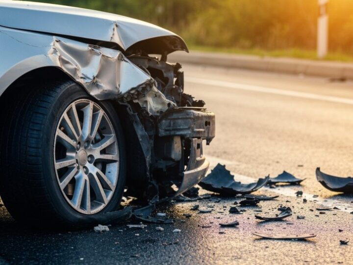 Zamość: Poważne zderzenie BMW z busem – jedna osoba w szpitalu po groźnej kolizji