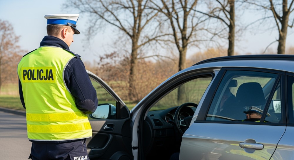 Motorowerzysta bez uprawnień uciekał przed policją i przewrócił się w trakcie pościgu