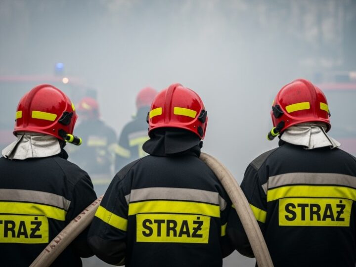 Pożar w Gdeszynie: 71-latek uratowany, dom całkowicie zniszczony przez ogień