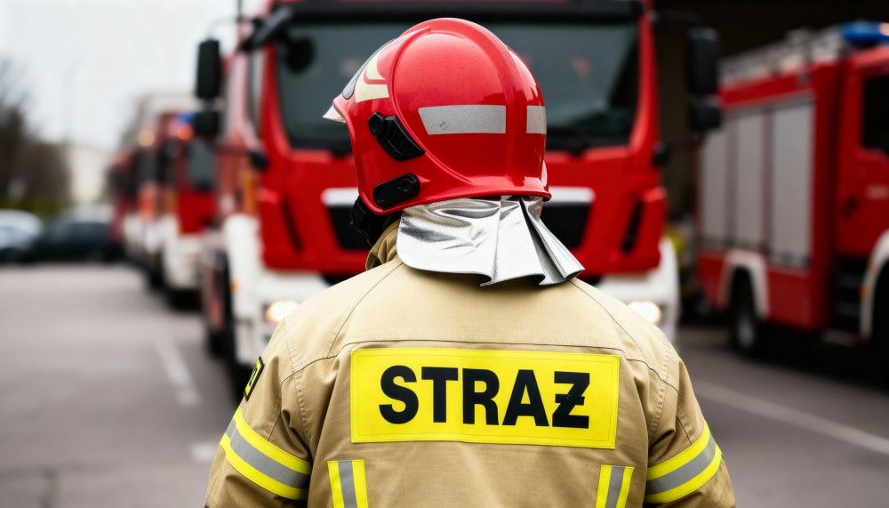Zimowe burze w Zamościu: 46 interwencji strażaków po intensywnych opadach śniegu