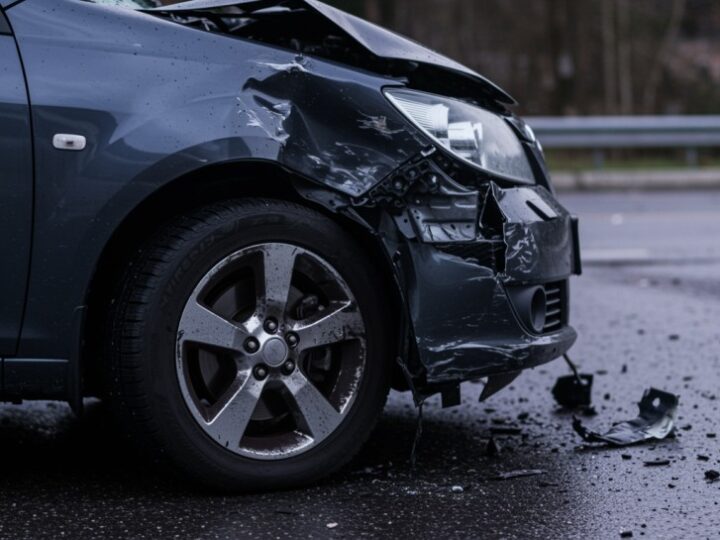20-latek w mercedesie wypadł z drogi, jeden pasażer ranny