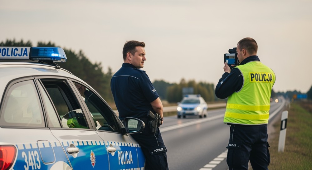 Akcja „Prędkość”: Policja walczy o bezpieczeństwo na drogach Zamościa