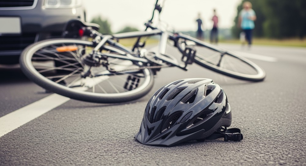 Wypadek z udziałem 84-letniego cyklisty spowodowany brakiem pierwszeństwa