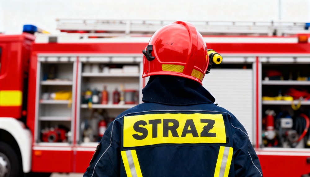 Strażackie widowisko na stadionie w Łabuniach – emocje i technologia w akcji!