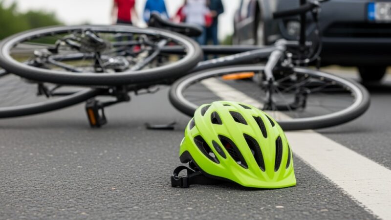 Wypadki na drogach: rowerzysta i motocyklistka w szpitalu po kolizjach