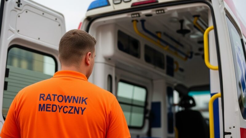 Tragedia w sadzie: 65-latka spadła z drabiny podczas zbioru wiśni