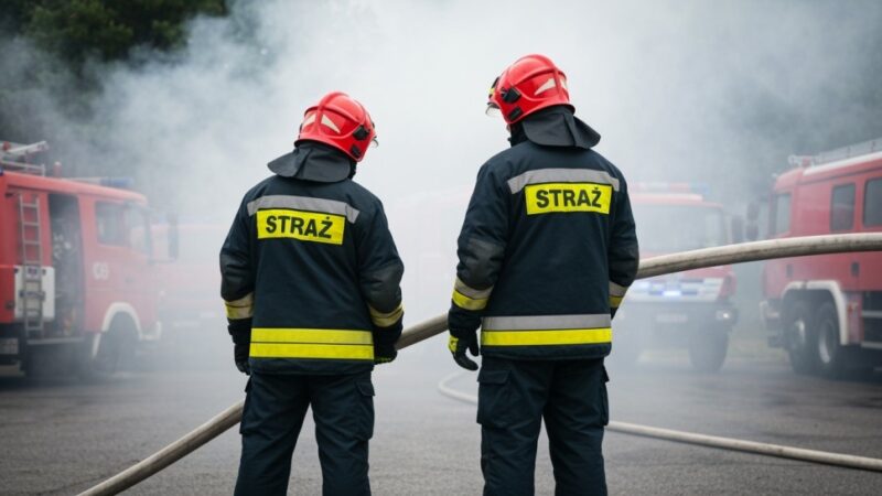 Bohaterska interwencja strażaka w Szorcówce: zboże uratowane przed pożarem!