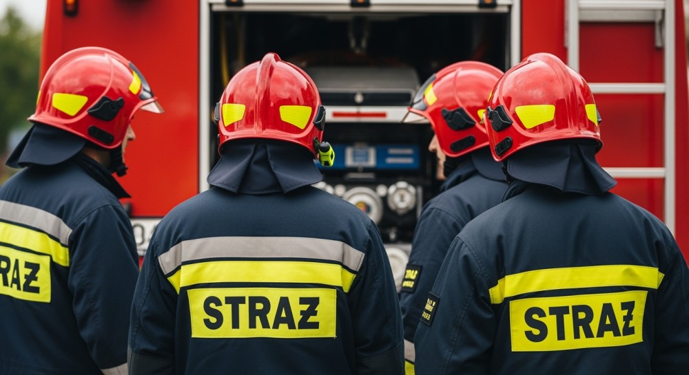 Gminne ćwiczenia strażaków: skuteczne gaszenie pożarów w Trzęsinach